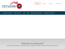 Tablet Screenshot of networkit.co.za